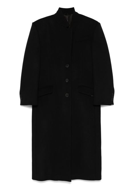 Cappotto monopetto in nero The attico - donna